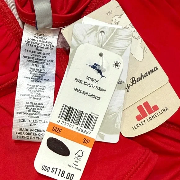 Tommy Bahama Pearl Halter Tankini Top - Picture 11 of 11